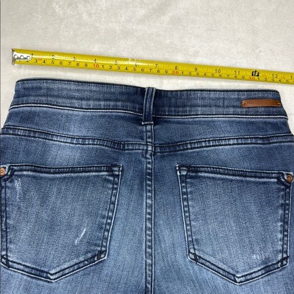 Pilcro and the Letterpress Blue High-Rise Skinny Jeans by ANTHOLOGY S 25 STRECH - Picture 3 of 11